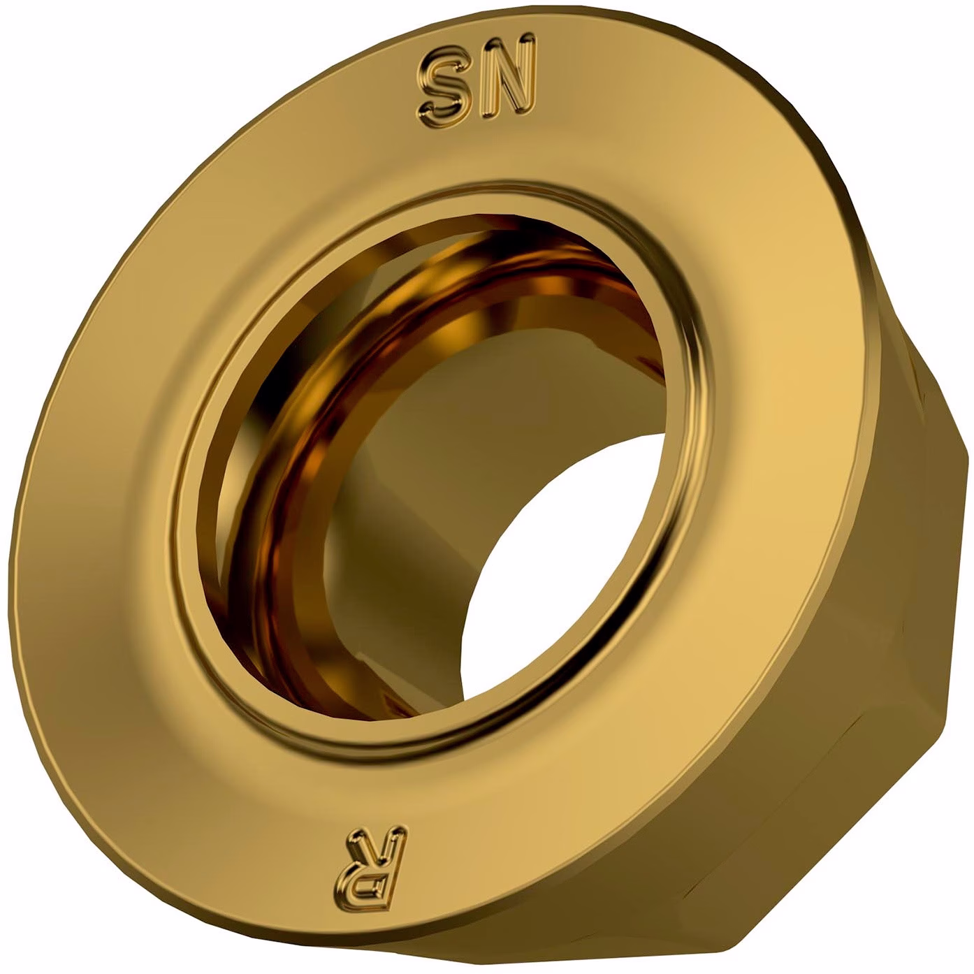 Fräswendeschneidplatte ISO RDMT D.5,5mm PVD beschichtet Gold