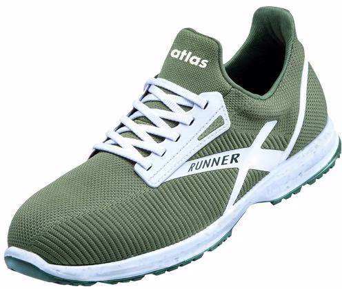 Sicherheitsschuh RUNNER 75 W.10 grün S1P SRC ESD