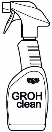 Armaturen-/Badreiniger Grohclean 48166 500 ml in der Sprühflasche