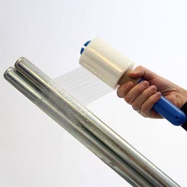 Stretchfolie Breite 100mm Länge 150m Stärke 20µ transparent