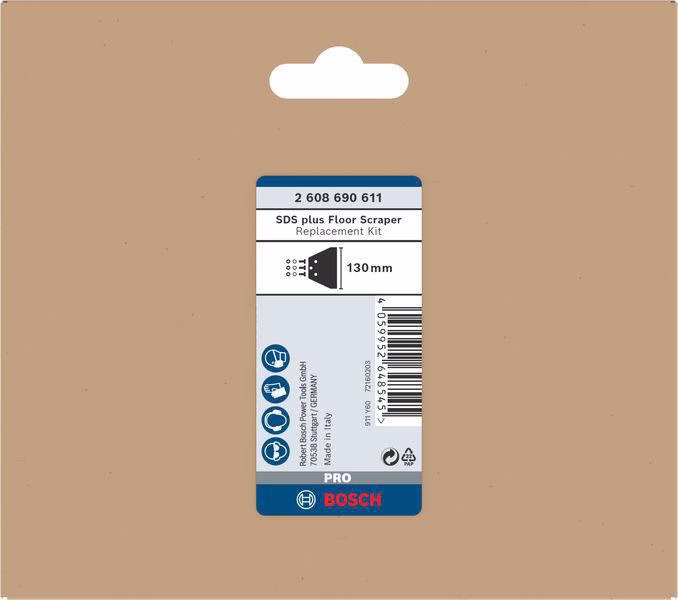 Ersatzklinge u.Zub.PRO Floor Scraper B.130mm SDS plus