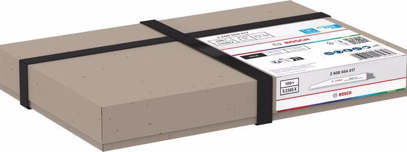 Säbelsägeblatt S 2345 X L.200mm B.19mm TPI 6-10 2,5-4,3mm 100 St./Karte