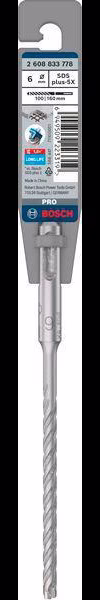 Hammerbohrer PRO SDS plus-5X D.6,0mm Arbeits-L.100mm L.160mm SDS plus
