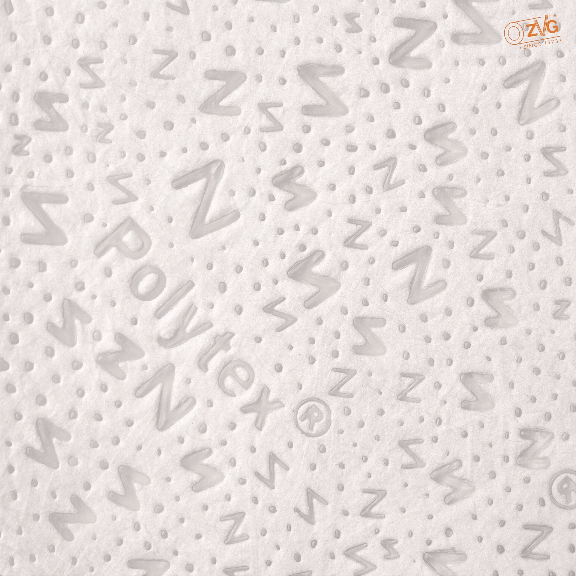 Tü.Polytex®light 1-lagig,m.Polytex-Präg.weiß L.ca.400 mmxB.ca.420mm 12x35St.=420