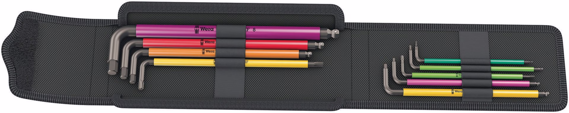 Winkelschraubendrehersatz Bicycle Set 4 9-tlg.Textiltasche SW 2-8mm T10/T25