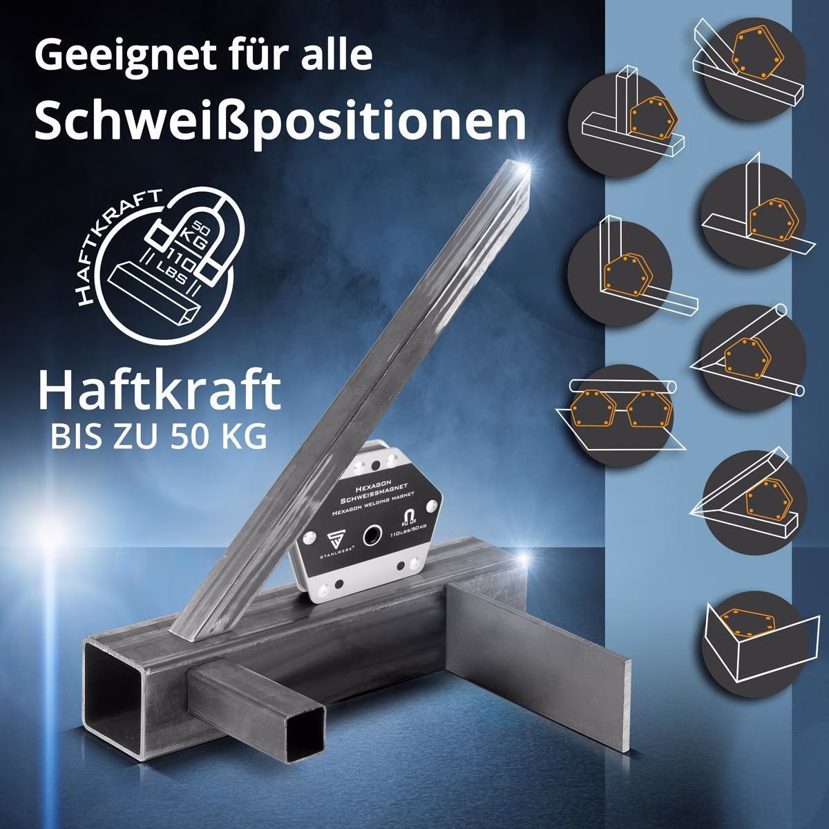 Winkelfixiergerät 50kg daN
