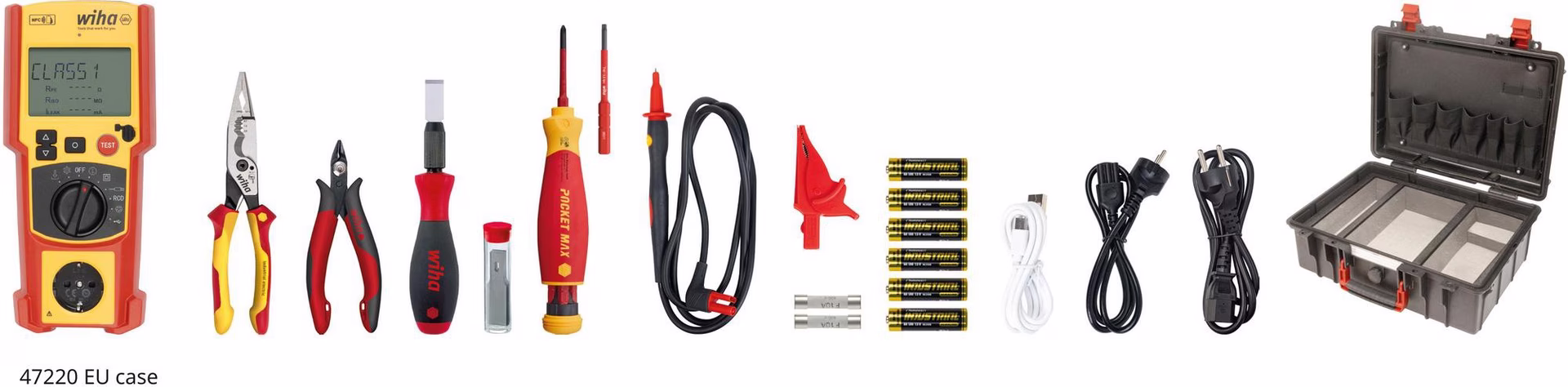 Gerätetester-Set PAT one im Koffer L457xB367xH190mm