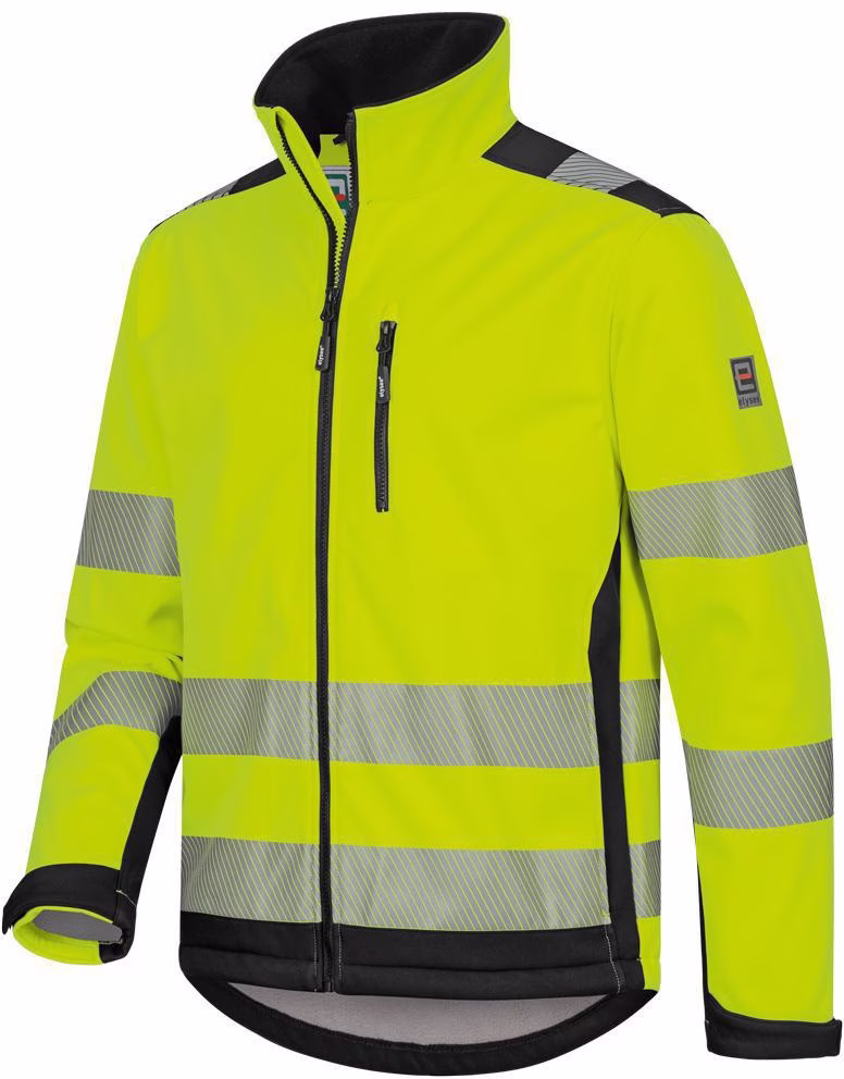 Warnschutz-Softshelljacke RYAN Gr.L (54/56) gelb/schwarz