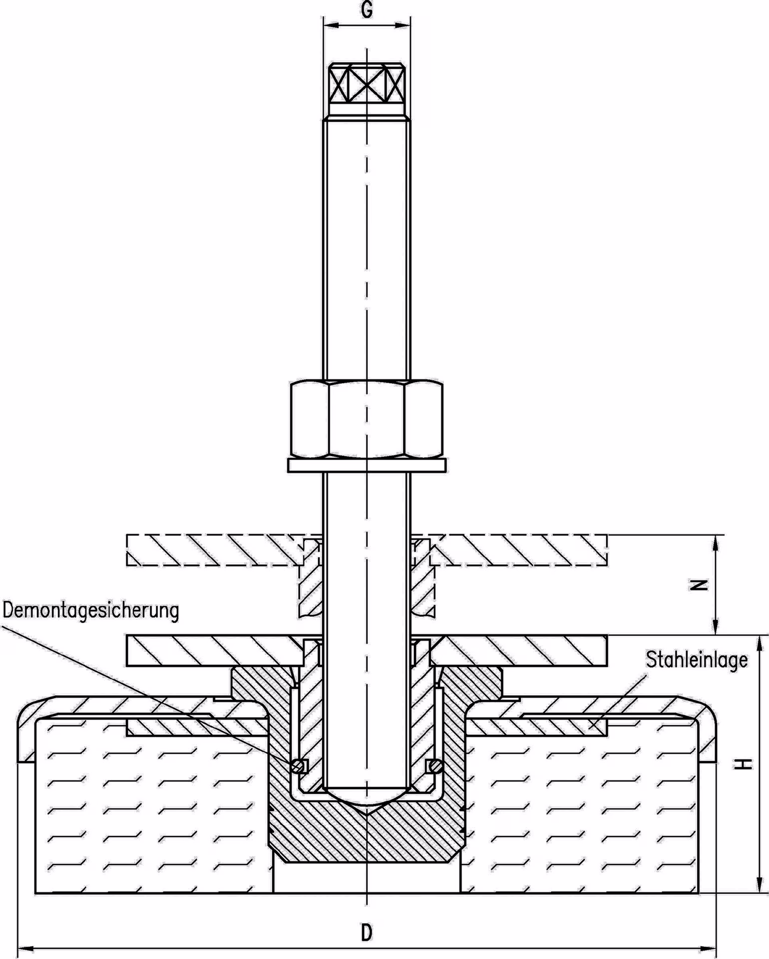 Maschinenschuh Gr. 1