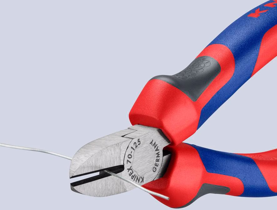 Seitenschneider L.125mm Kopf pol.Comfort-Griff max.1,5mm