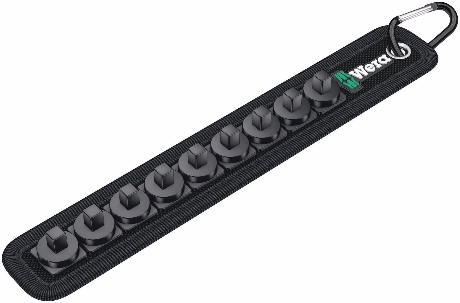 Textilgurt Belt A 9teilig L238xB39mm m.Klettstreifen f.1/4Zoll Nüsse