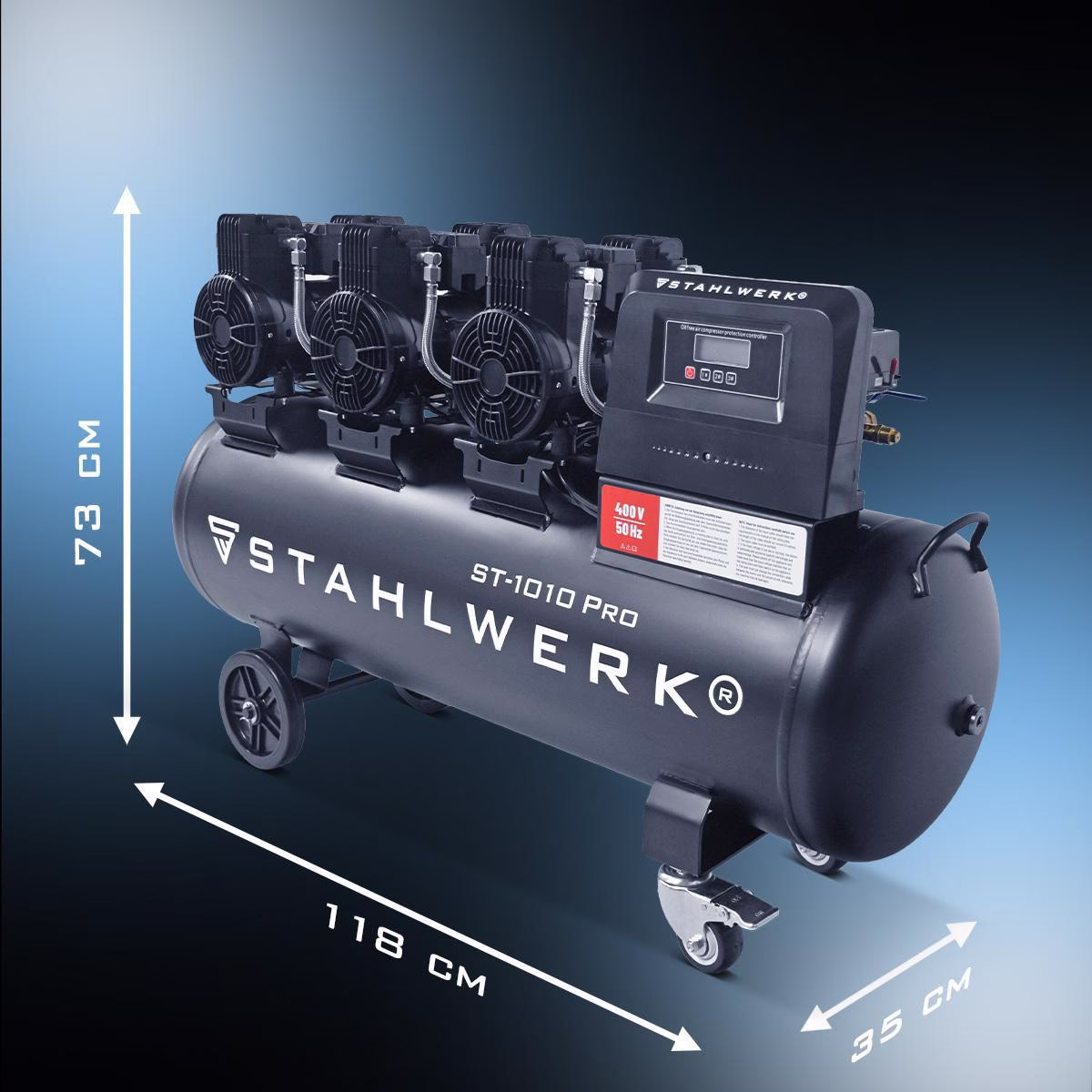 Kompressor ST-1010 Pro 750l/min 10bar 120l