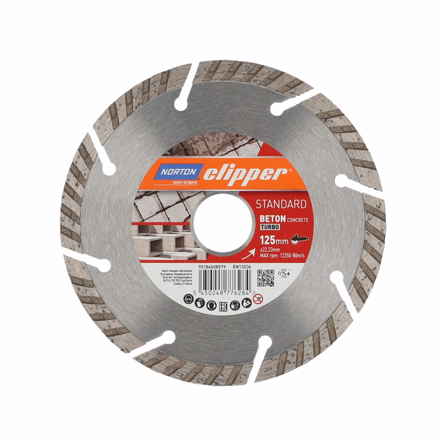 Diamanttrennscheibe Standard Beton Turbo NORTON CLIPPER