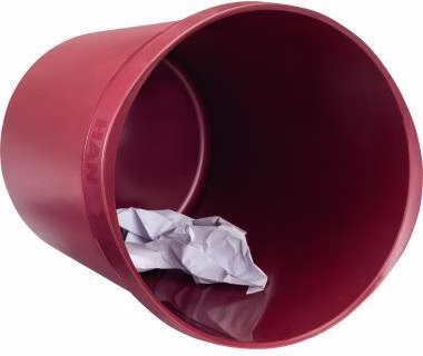 Papierkorb KARMA 18198-17 18Liter Kunststoff öko-rot