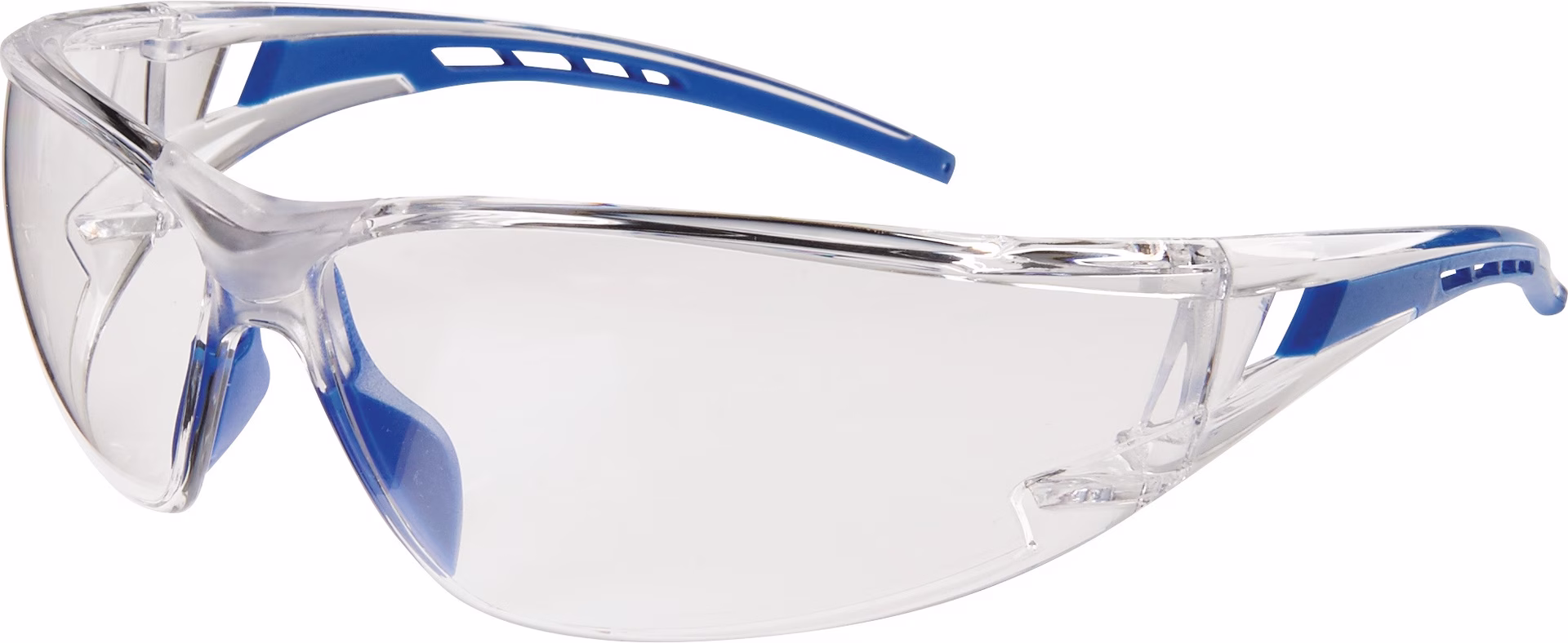 Schutzbrille Falcon 2 EN 166 Bügel blau,Scheibe PC