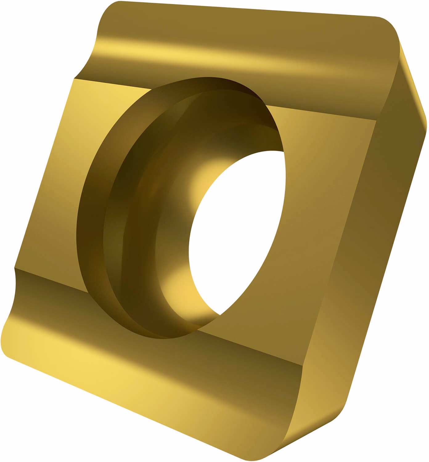 Fräswendeschneidplatte ISO SDEX 090308FN-74:M8330 D.4,4mm PVD beschichtet Gold