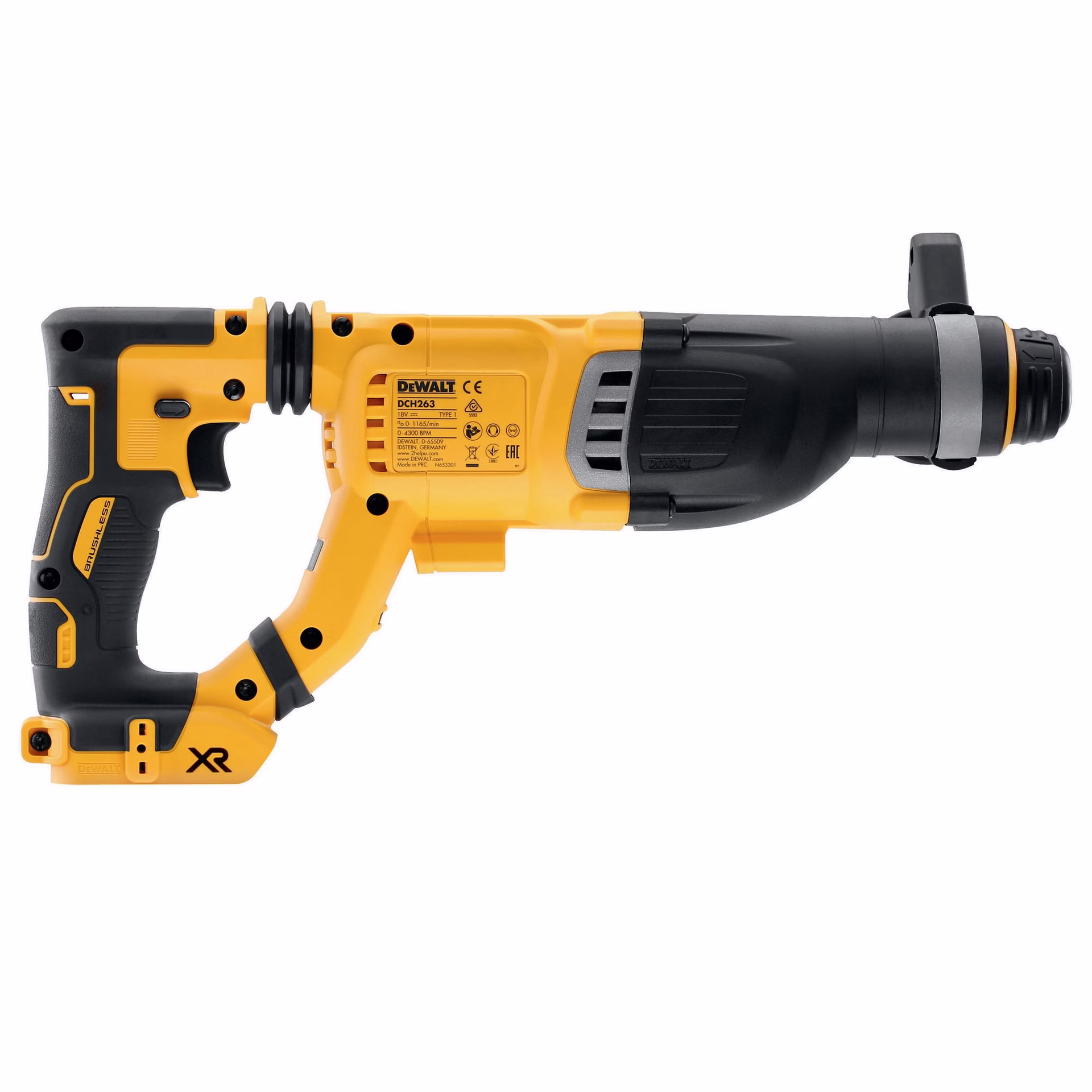 Akku-Bohrhammer DCH263NK 18/54V 28mm 3 J SDS-plus