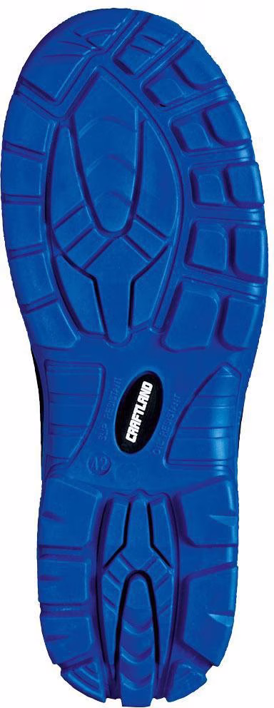 Sicherheitsschuh NAUEN Gr.41 W.10,5 schwarz/blau S3 FO SR ESD