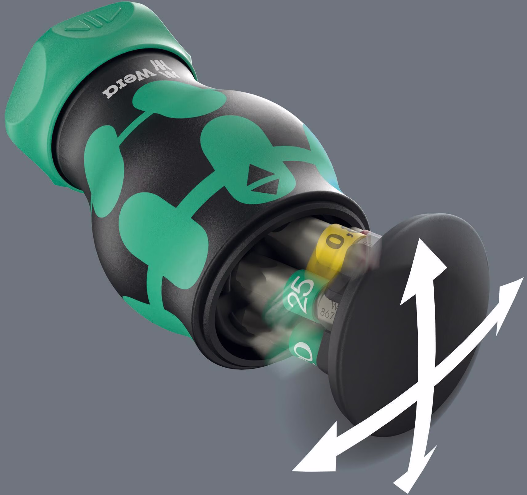 Magazinbithalter KK Stubby Magazin RA 1 6-tlg.BZT Schlitz/PH/TORX®