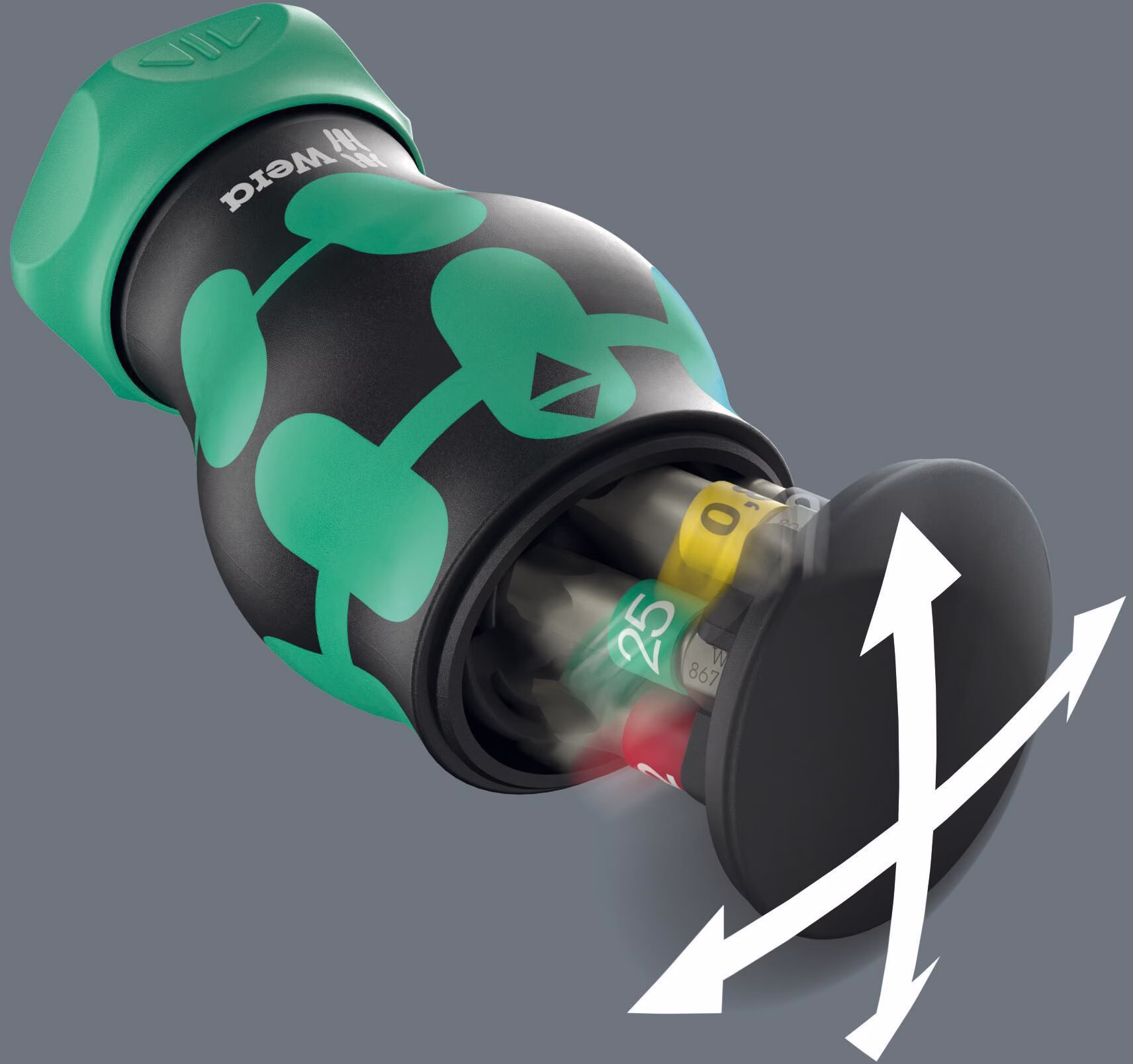 Magazinbithalter KK Stubby Magazin RA 2 6-tlg.BZT Schlitz/PH/PZ/TORX®