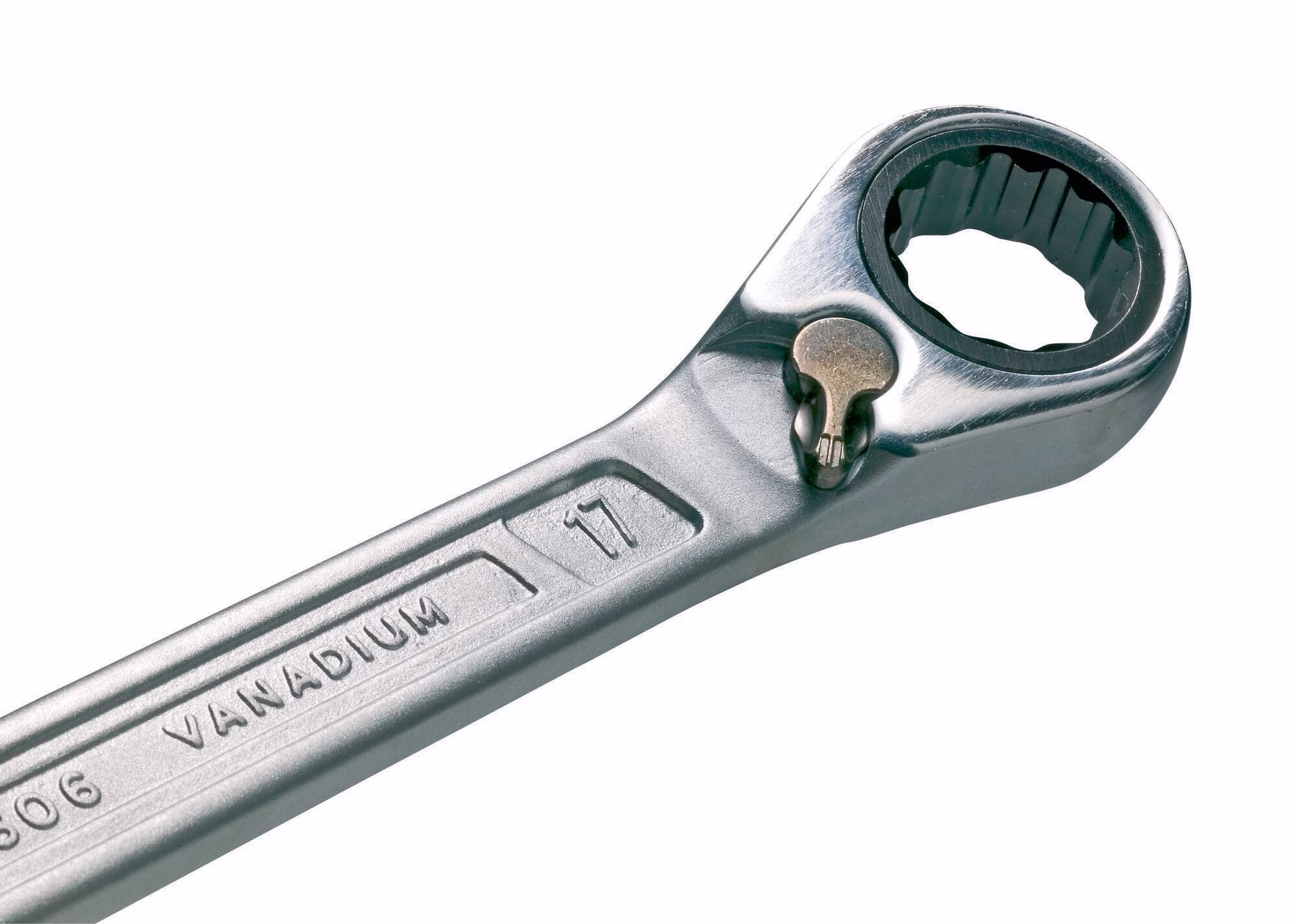 Knarrenringmaulschlüssel-Satz 606N/6 6-tlg.SW 8-19mm abgewinkelt,lang,schlank