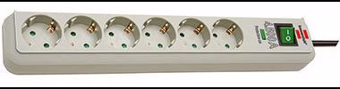 Steckdosenleiste Eco-Line 1159750015 6fach grau