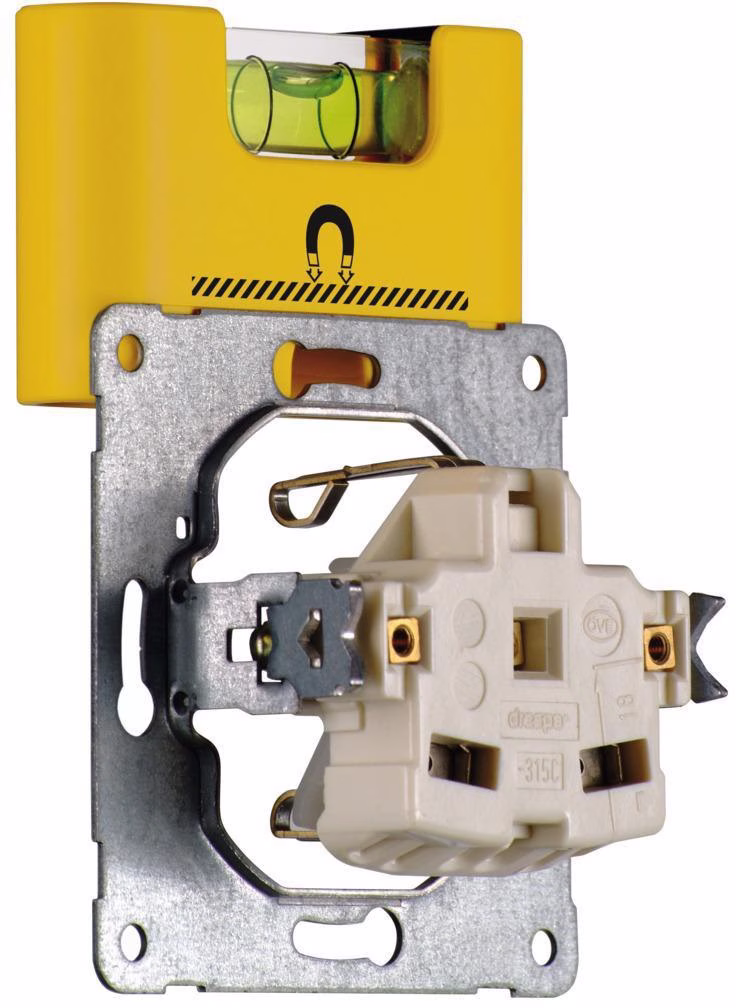Wasserwaage Pocket Electric 7cm Ku.gelb ± 1mm/m m.Magnet