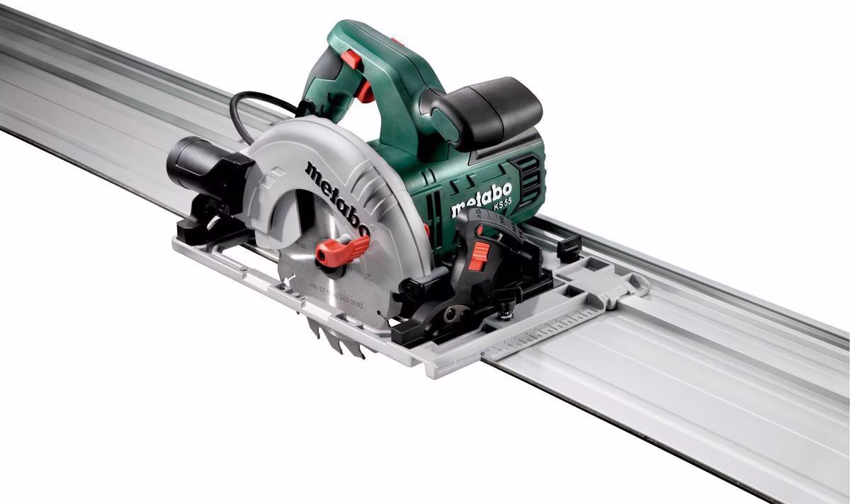 Handkreissäge KS 55 FS Set Leist.1200W Sägeblatt-D160xBohrung20mm m.Führungssch.