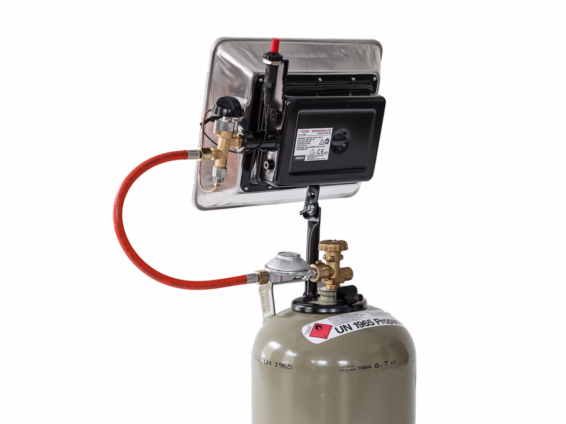 Heizstrahler 2,7-4,2 kW 200-370 g/h 50mbar Piezo