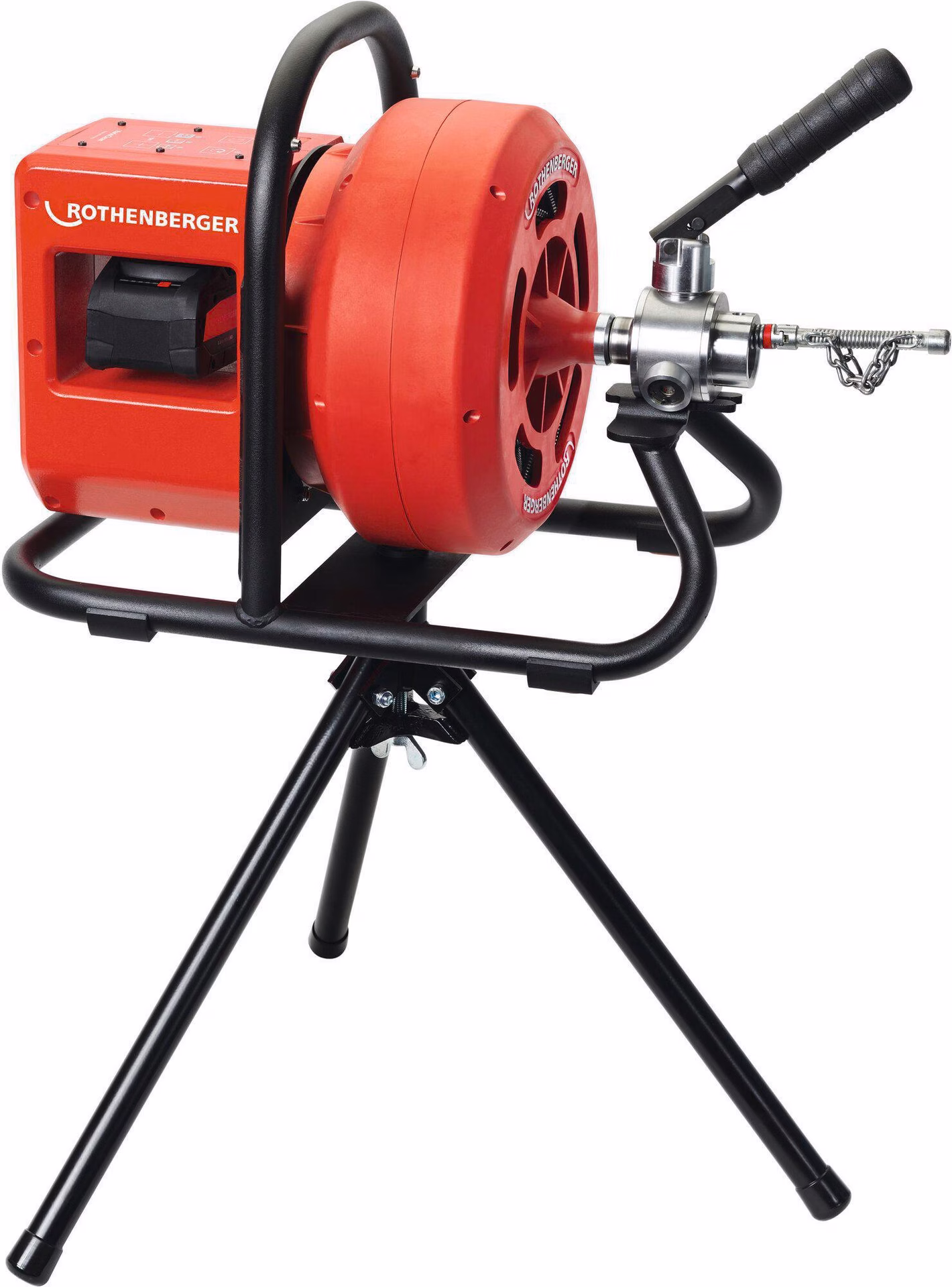 Akku-Rohrreinigungsmas. RODRUM VarioClean CAS f.Rohr-D.40-100mm 18 V 8 Ah 26,1kg