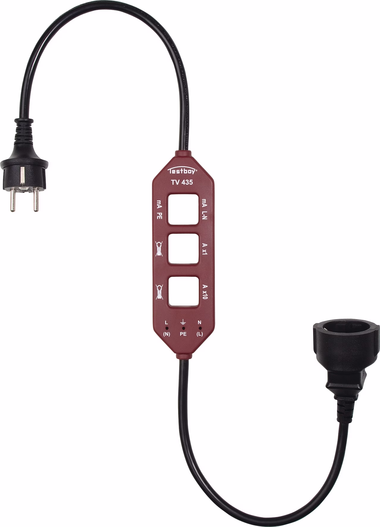 Strommessadapter TV 435 Laststrom-/Differenz-/Leckstrommessung