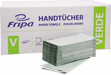 Papierhandtuch Verde 4021101 V-Falz 25x23cm gn 20x250 Bl./Pack.