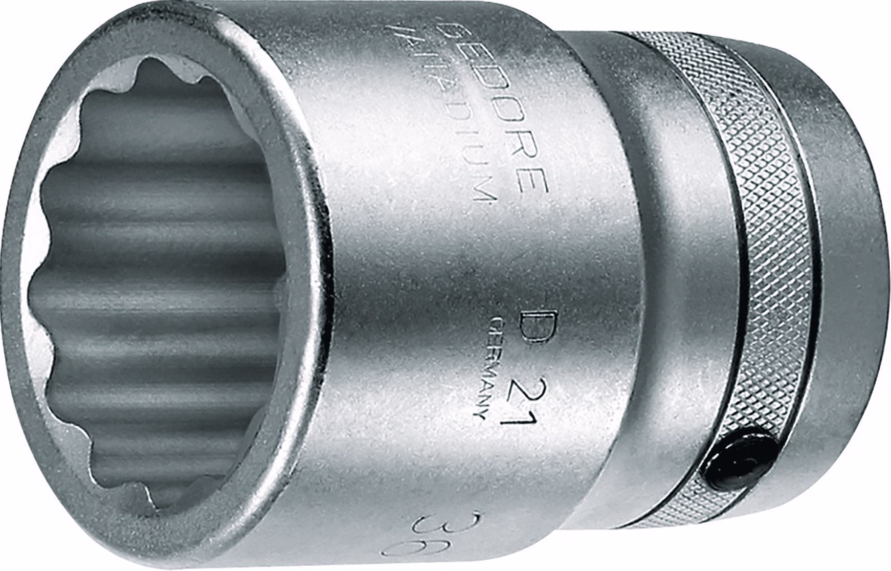 Steckschlüsseleinsatz D 21 1 Zoll 12-kant SW