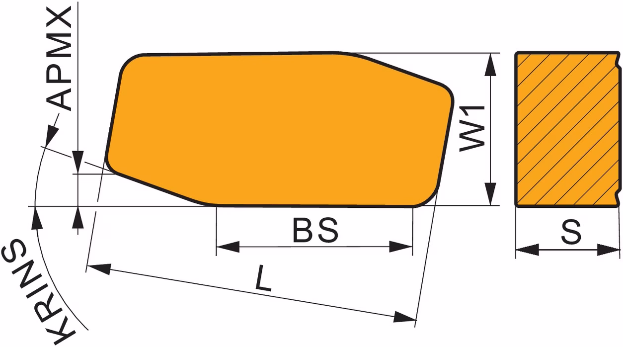 Wendeschneidplatte ISO LNXR 381240-PR:6630 Kanten-L. 38,25mm MT-CVD beschichtet