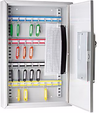 Schlüsselschrank 10263237 für 32Schlüssel lichtgrau