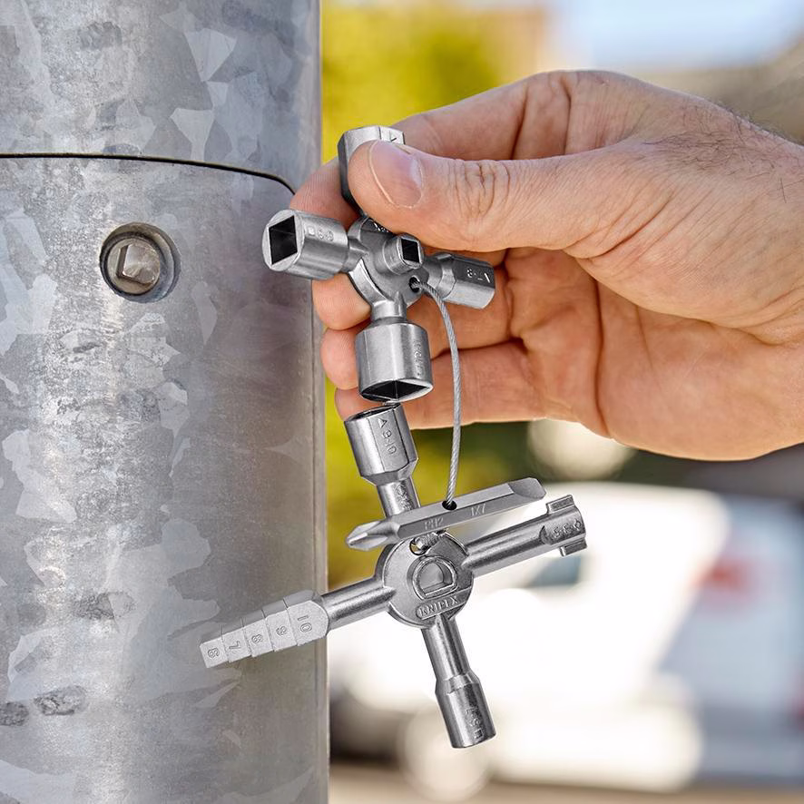 Schaltschrankschlüssel TwinKey® 6 Funktionen m.Magnet Verb