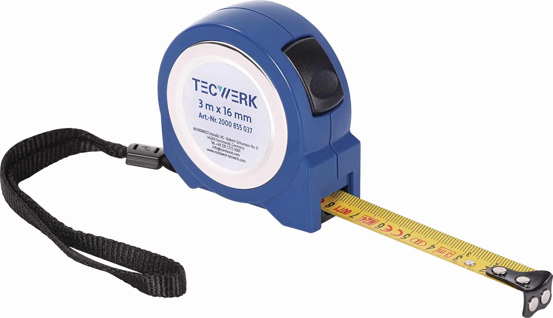 Taschenrollbandmaß mm/cm EG II ABS Selbstarretierung
