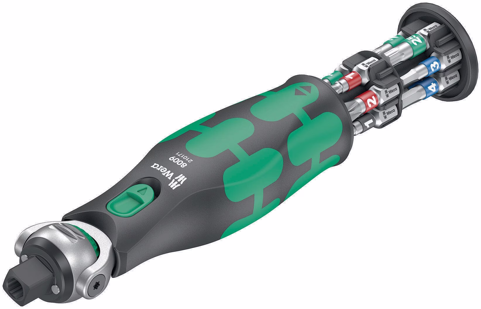 Schwenk- u.U.-Knarre 8009 Zyklop Pocket Set 1 3/8Zoll+1/4 Zoll 72 Z