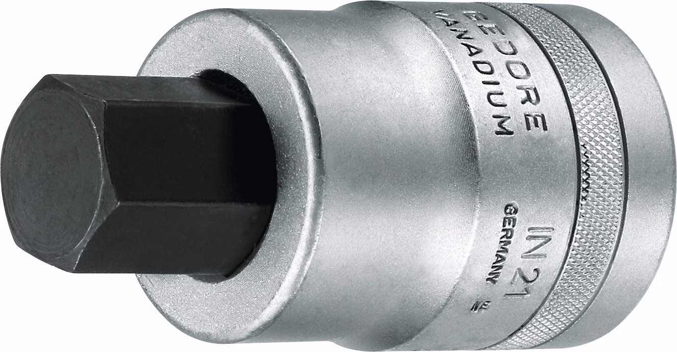 Steckschlüsseleinsatz IN 21 1 Zoll Innen-6-kant SW L.90mm