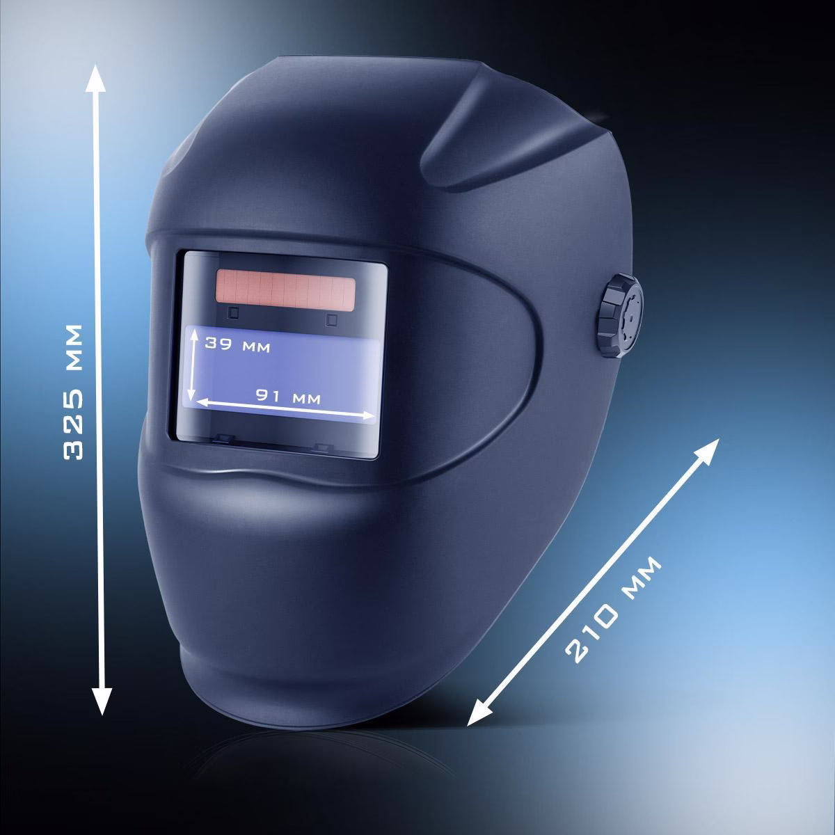 Automatik-Schweißhelm ROOKIE DIN 3 DIN 11 91x39mm