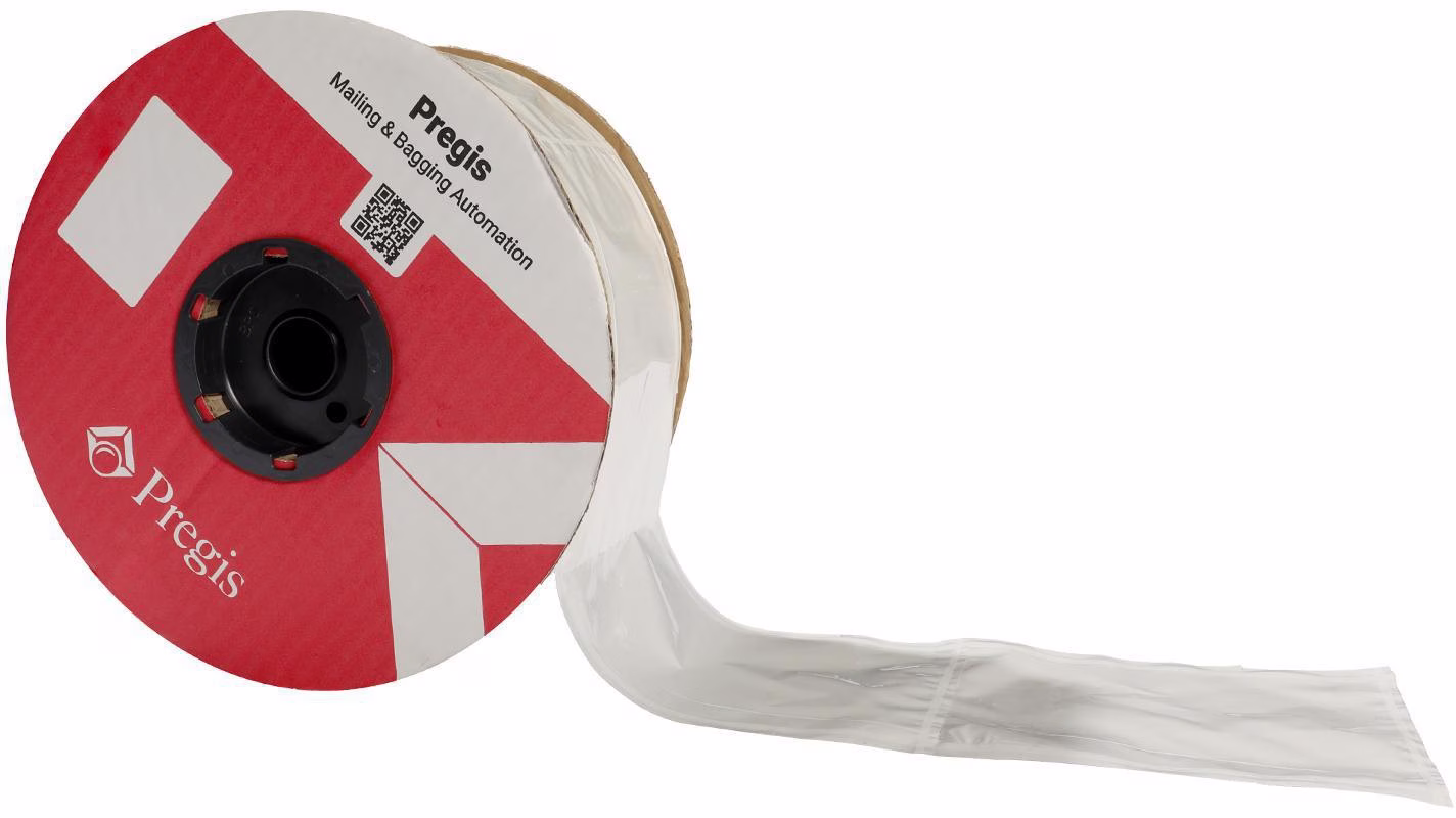 Schlauchfolie f.Kettenbeutel-Systeme Maße 152x203mm Länge 305m LDPE