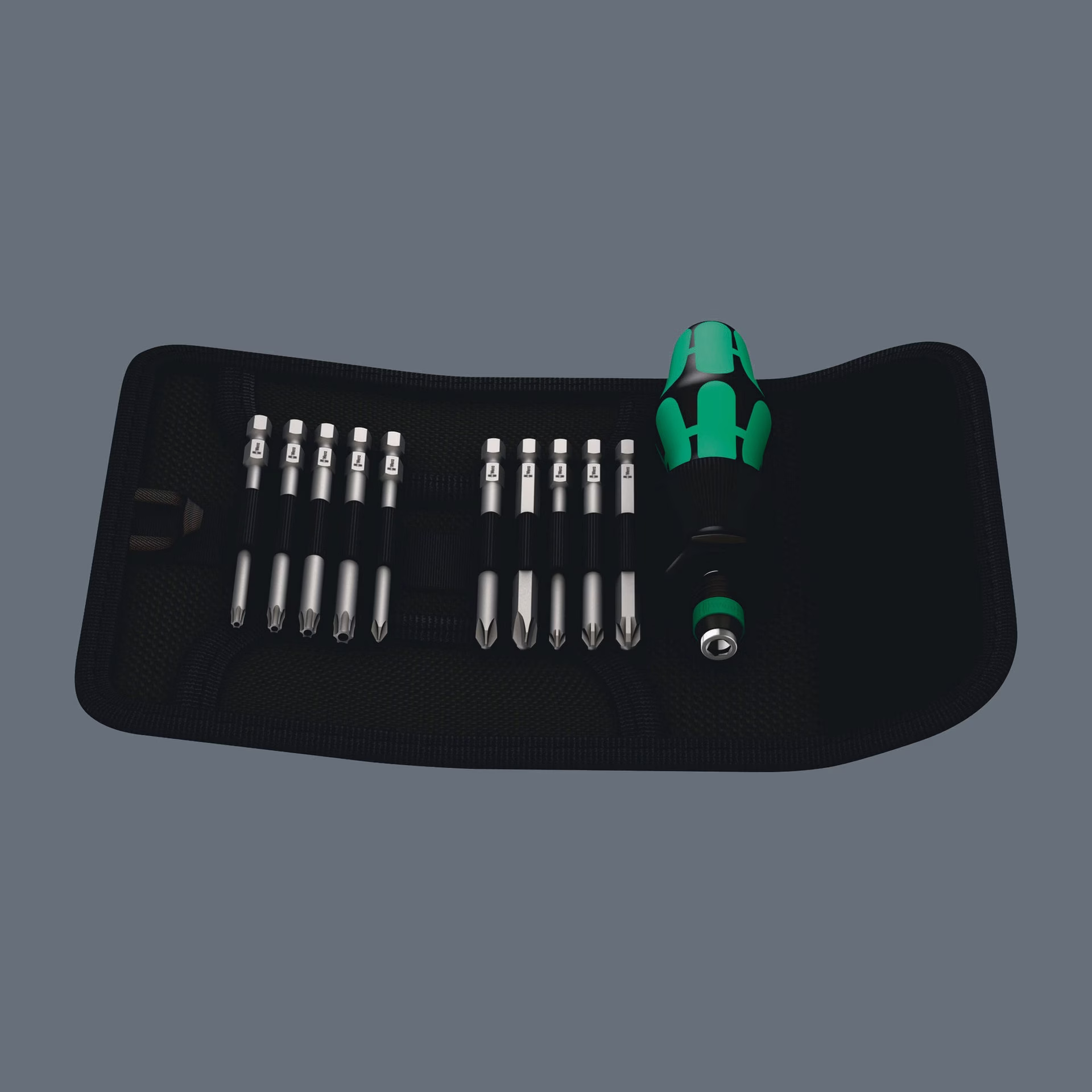 Bitsatz Kraftform Kompakt 41 11teilig Handhalter/10Bits L.89mm