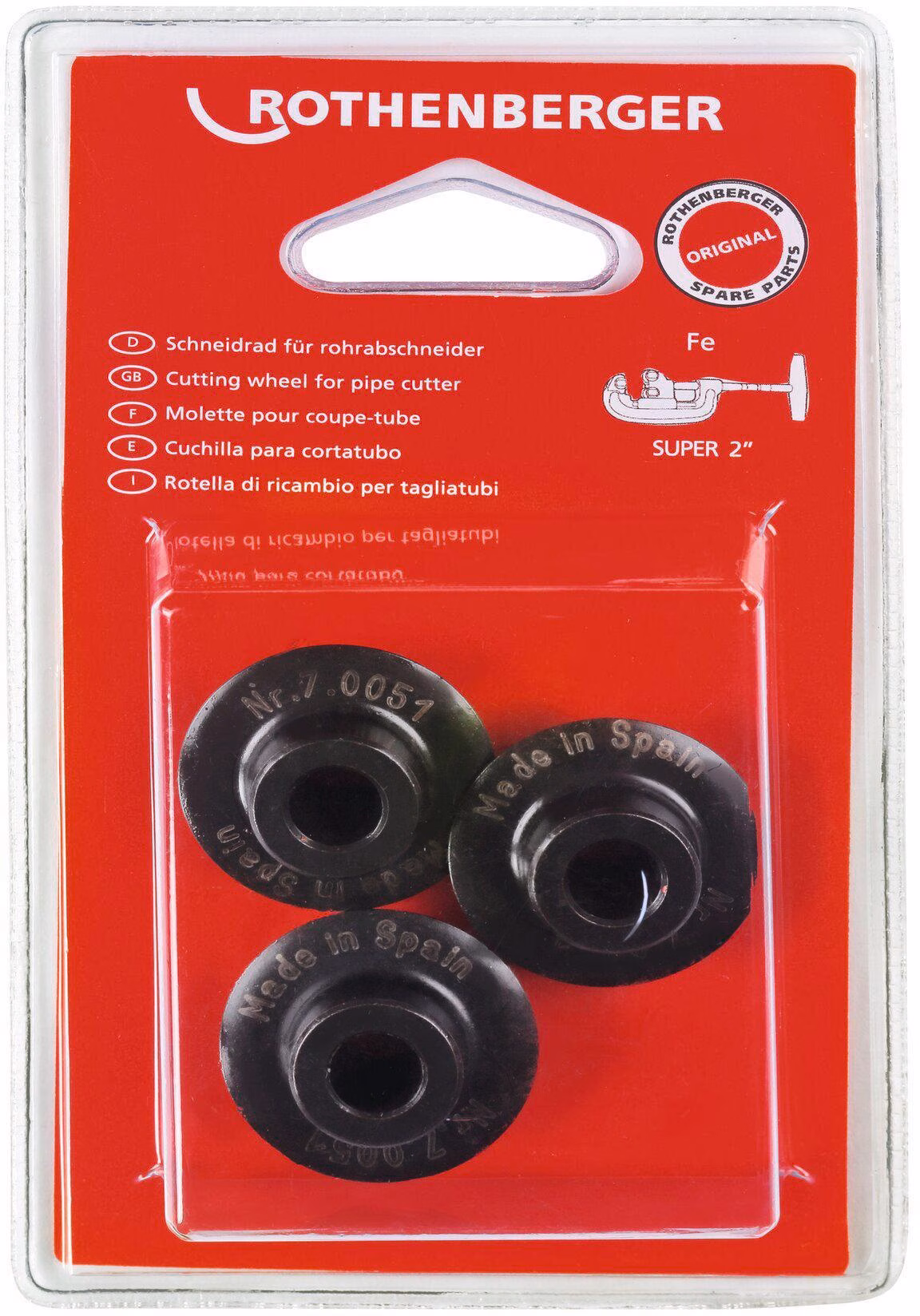 Ersatzschneidrad Schneidrad-D.31,5mm hochlegiertem,gehärtetem STA Bl.á 3 St.