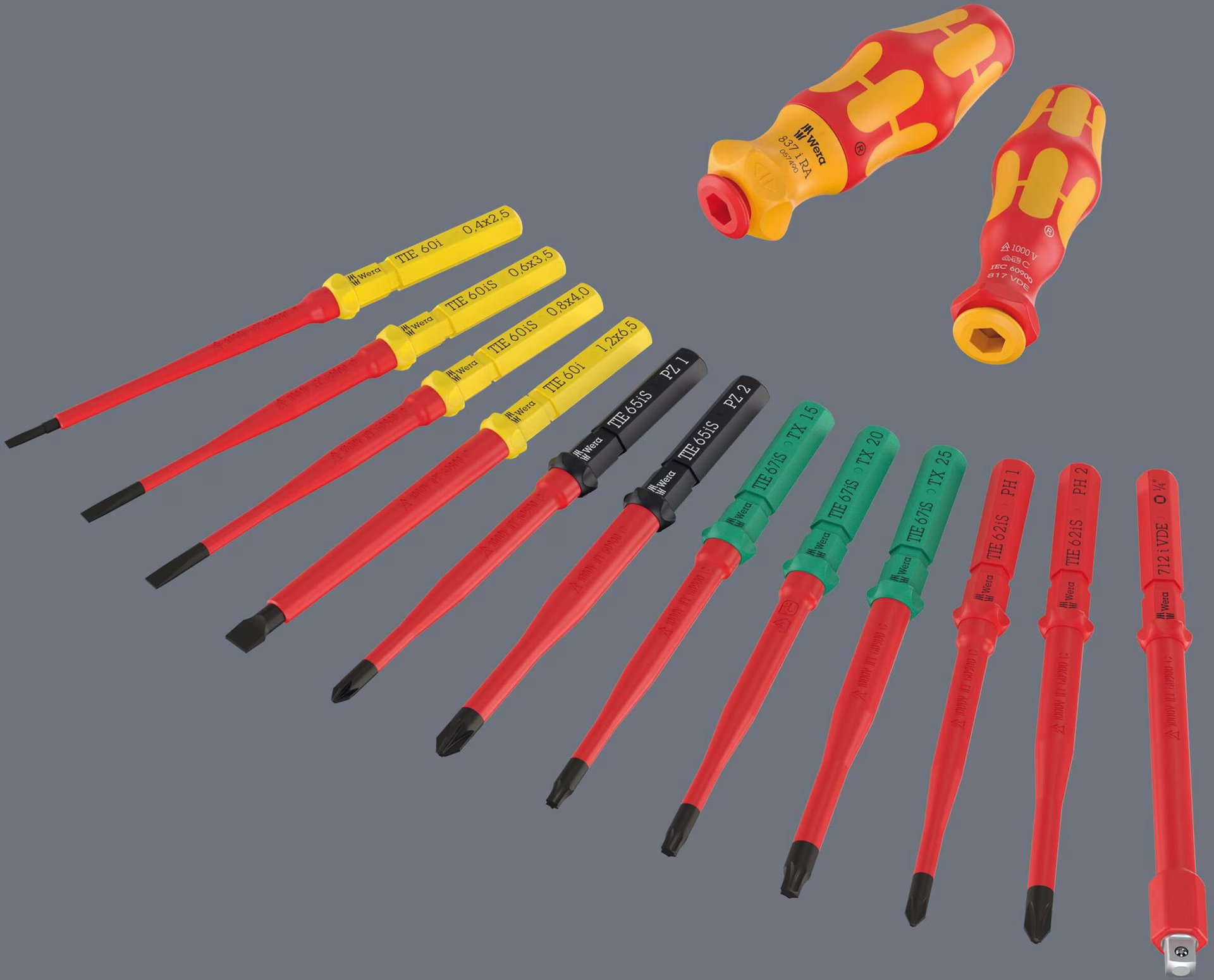 Schraubendrehersatz Kraftform Kompakt VDE 24 Allrounder 1 25-tlg.VDE