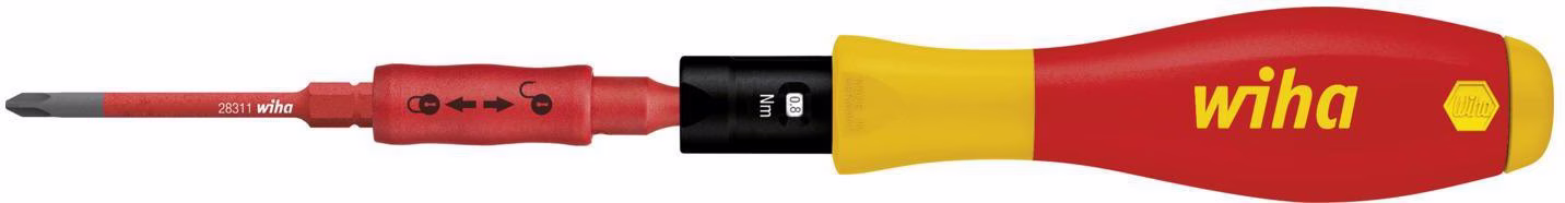 Drehmomentgriff VDE TorqueVario®-S 0,5-2 Nm autom.auslös.einstellb.L.131mm