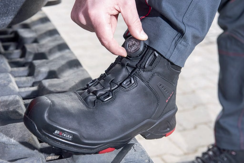 Sicherheitsstiefel Braxton Gr.45 W.11 schwarz/rot S3 HI HRO SRC Leder