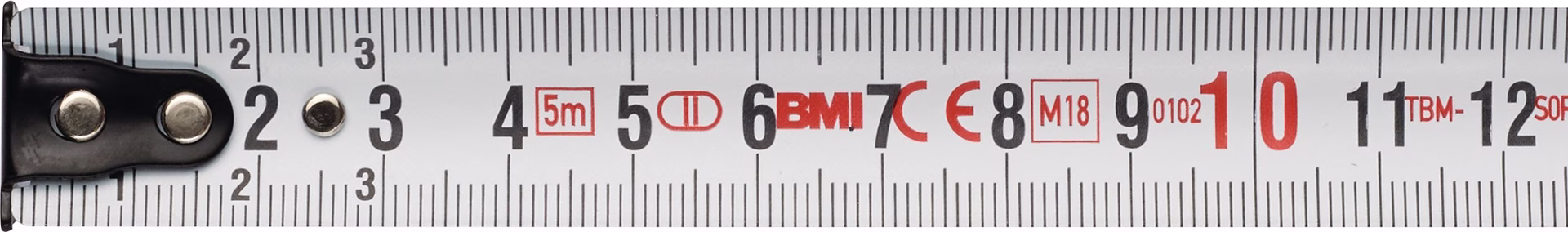 Taschenrollbandmaß chrom L.2m B.16mm mm/mm EG II Ku.Automatic