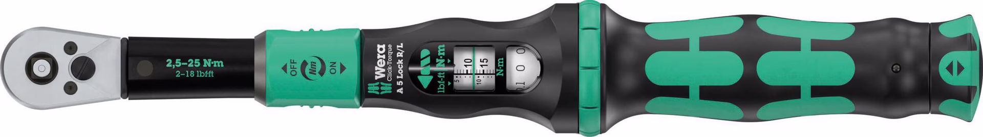 Drehmomentschlüssel Click-Torque Lock R/L Zoll Nm