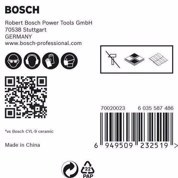 Keramikbohrersatz Expert HardCeramic HEX-9 5-tlg.6mm Schaft 6-kant