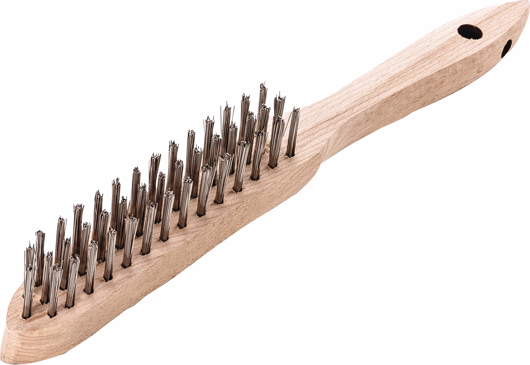 Handbürste Länge 290 mm 0,35 mm Stahldraht 12 LESSMANN